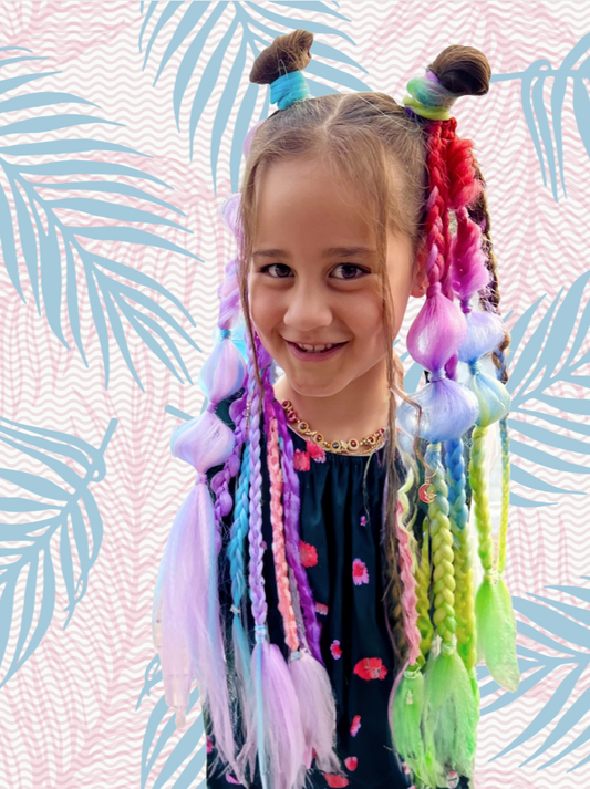 A Step-by-Step Guide: How to Add Tie-In Ponytail Bubble Braids to Your Little Girl's Hair