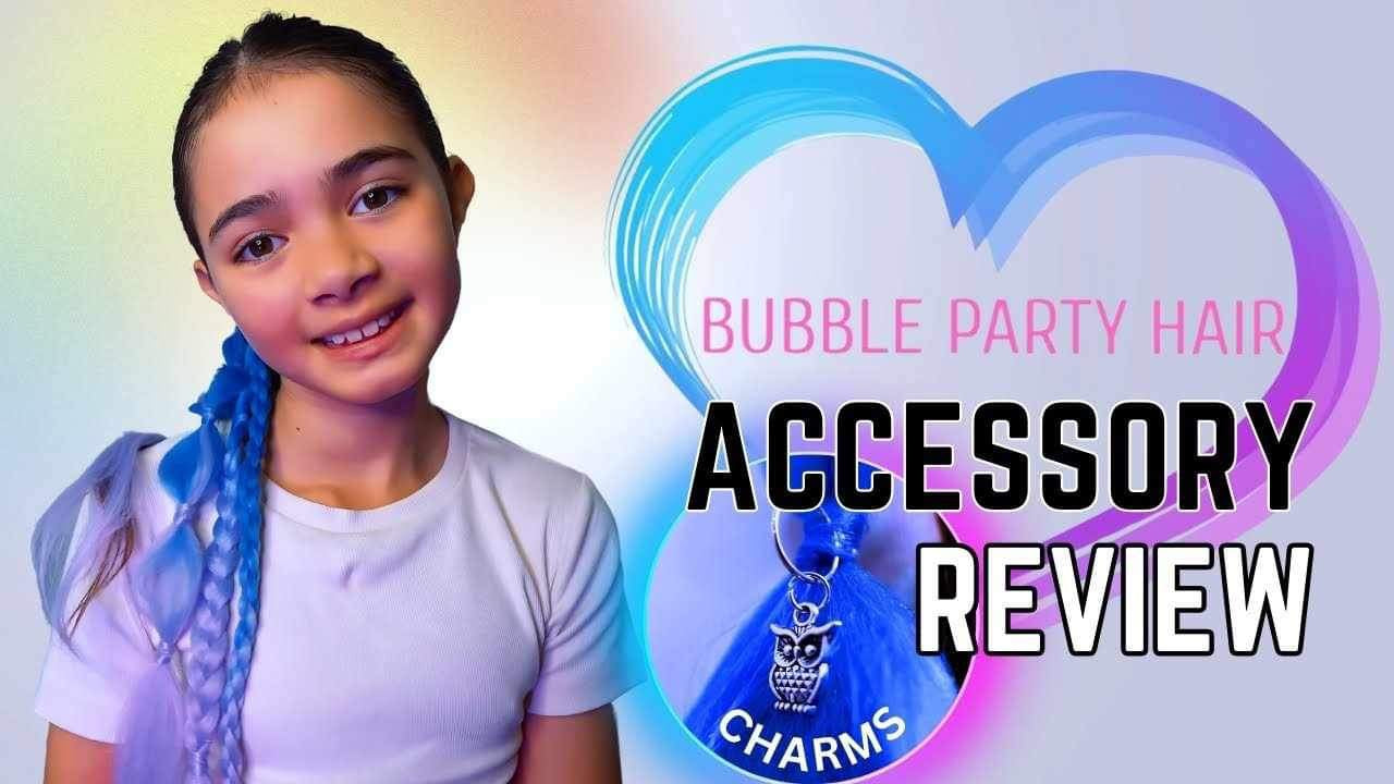 Load video: @FamBam product review of Bubble Party Hair merch!