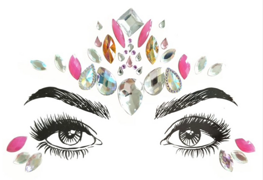 Royale Lucci 3D Face Rhinestone Jewels Sticker