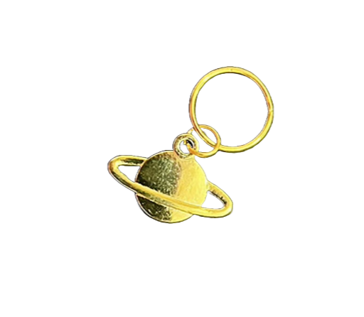 Saturn Mellakhye Hair Braid Jewellery Charm