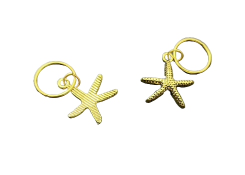 Starfish Kingston Hair Braid Jewellery Charm